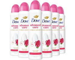 Dove Advanced Care Anti-Transpirant Deodorant Spray - Pomegranate & Lemon Verbena - bevat Pro-Ceramide technologie die de huid kalmeert en helpt herstellen - 6 x 150 ml