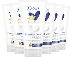 Dove Body Love Handcreme - Essential Care - met Ceramide Restoring Serum - 6 x 75 ml