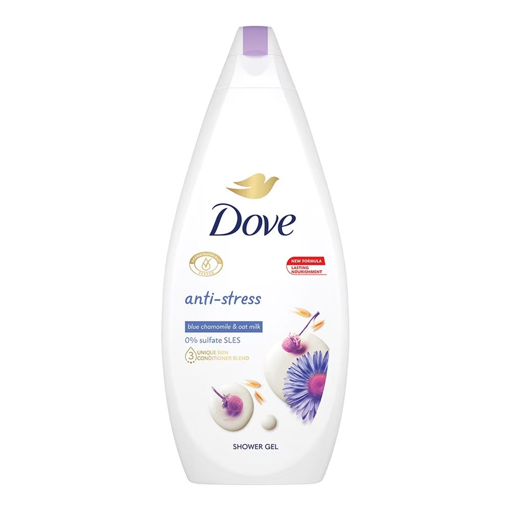 Dove - Douchegel - Anti Stress - Blue Chamomile & Oat Milk - 720ml