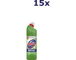 Glorix Bleek – Dennen – 15x 750 ml – Tegen Kalkaanslag & Bacteriën – Met Frisse Geur - Voordeelverpakking