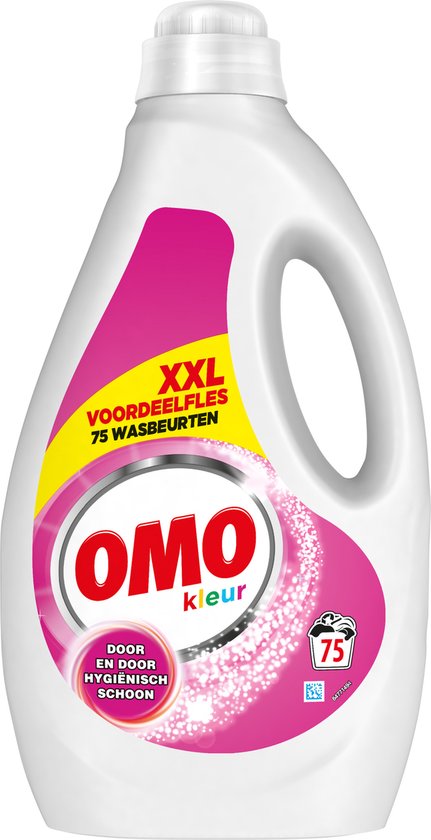 Omo Vloeibaar Wasmiddel - Kleur XXL - 75 Wasbeurten
