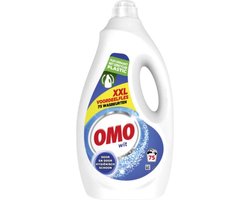 OMO Vloeibaar Wasmiddel Wit 75 Wasbeurten - 2 x 3750 ml - Voordeelverpakking