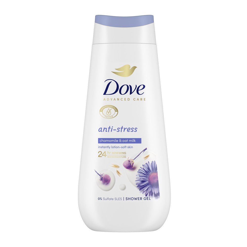 Dove - Douchegel - Anti Stress - Chamomile & Oat Milk - 225ml