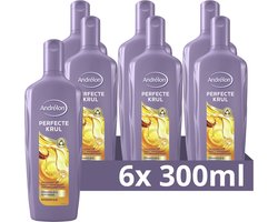 Andrélon Shampoo - Perfecte Krul - verrijkt met arganolie en glycerine - 6 x 300 ml