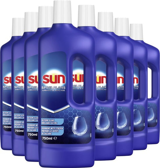 Sun Classic - Vaatwas spoelglansmiddel - 8 x 750 ml - Voordeelverpakking