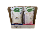 Dove - Display - Handzeep - 2 Assortimenten - Renewing Care & Nourishing Silk - 8 Stuks