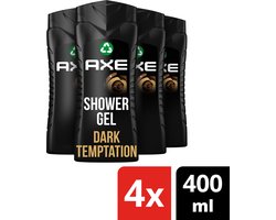 Axe Dark Temptation 3-in-1 Douchegel - 4 x 400 ml - Voordeelverpakking