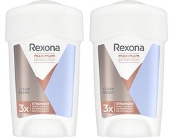 Rexona Women Maximum Protection Anti-transpirant Stick - 2 x 45ml - Voordeelverpakking