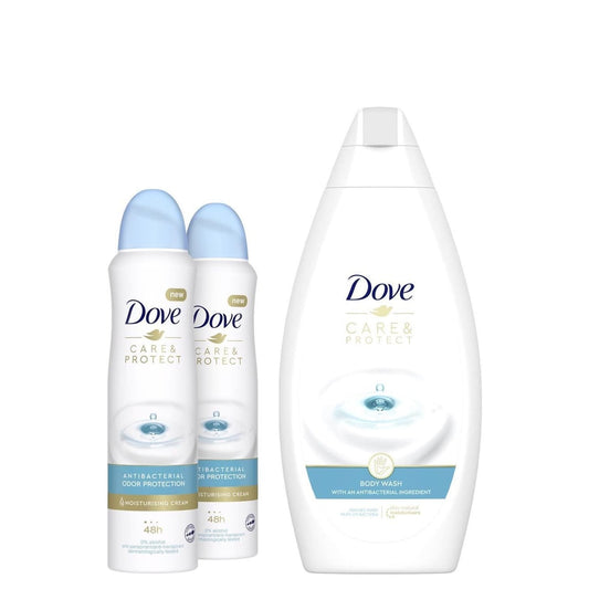 Dove - Geschenkset - 2 Assortimenten - Care & Protect - 3 Stuks