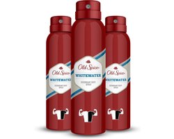 Old Spice Deodorant Body Spray Whitewater Bundelverpakking - 3 x 150 ml
