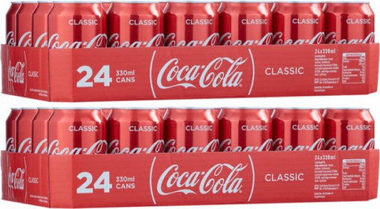 Coca-Cola blik - cola 2x 24x33 cl