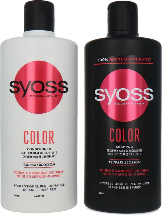 Syoss Color Shampoo + Conditioner - 2 x 440 ml