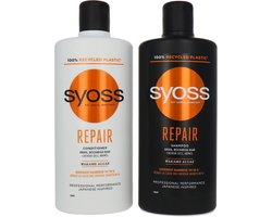 Syoss Repair Shampoo + Conditioner - 2 x 440 ml