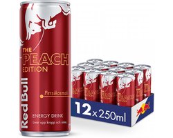 Red Bull - Peach Edition - 250ml - 12 Pack uit Frankrijk