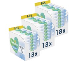 Pampers - Harmonie Aqua - Billendoekjes - 2592 doekjes - 54 x 48