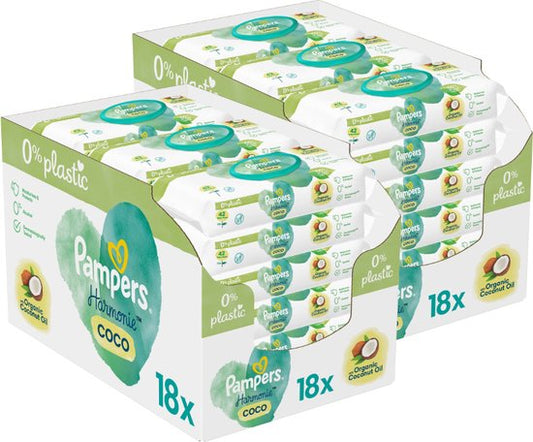 Pampers - Harmonie Coco - Billendoekjes - 1512 doekjes - 36 x 42