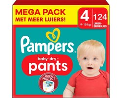 Pampers - Baby Dry Pants - Maat 4 - Megapack - 124 stuks - 9/15KG