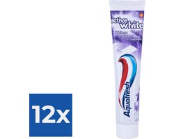 Aquafresh Tandpasta  Active White - Voordeelverpakking 12 stuks