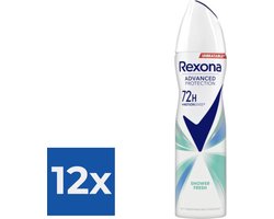 Rexona Deospray - Shower Fresh 150 ml - Voordeelverpakking 12 stuks