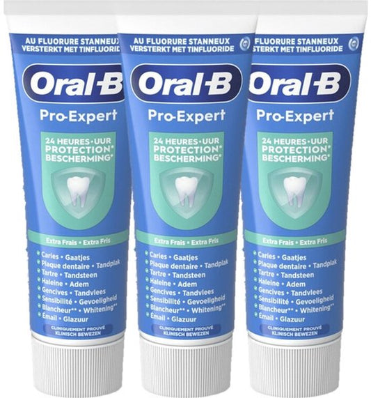 Oral-B Tandpasta - Pro-Expert Frisse Adem - 3 x 75 ml