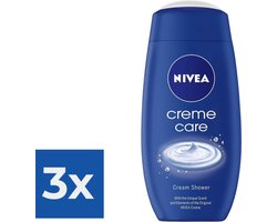 NIVEA Douche Creme - 250ML - Voordeelverpakking 3 stuks