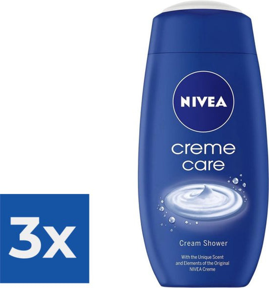 NIVEA Douche Creme - 250ML - Voordeelverpakking 3 stuks