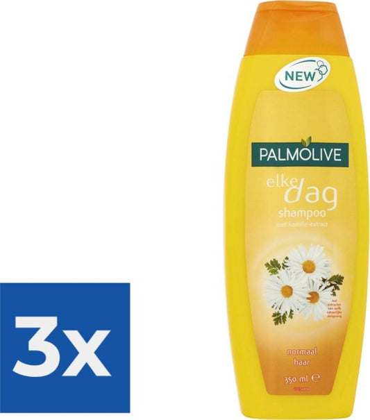 Palmolive Elke Dag Shampoo met Kamille-Extract 350 ml - Voordeelverpakking 3 stuks