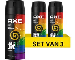 Axe Unite Deodorant Bodyspray 150ML - Voordeelverpakking 3 stuks