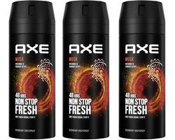 Axe Deospray - Musk 150 ml - Voordeelverpakking 3 stuks