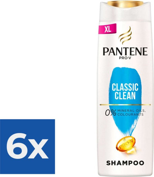Pantene Shampoo - Classic Clean - 500ml - Voordeelverpakking 6 stuks