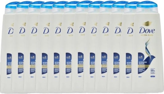 Dove Shampoo Intense Repair 250 ml - Voordeelverpakking 12 stuks