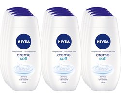 Nivea Creme Soft Shower Cream 250ml - Voordeelverpakking 12 stuks