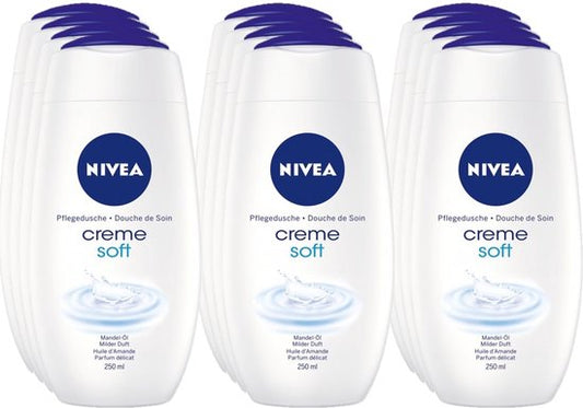 Nivea Creme Soft Shower Cream 250ml - Voordeelverpakking 12 stuks