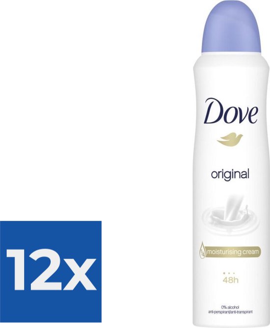 Dove - Deodorant - Spray - Original - 150ml x 12