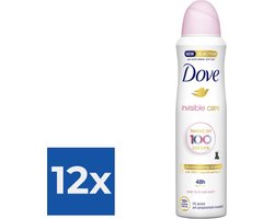 Dove - Antiperspirant Spray Invisible Care Floral Touch 150 ml - Voordeelverpakking 12 stuks