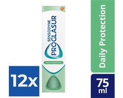 Sensodyne - Tandpasta - Pro Glasur - Daily Protection - 75ml x 12