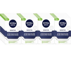 NIVEA After Shave Balsem - Sensitive - Voordeelverpakking 24 x 100 ml