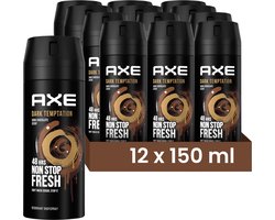 Axe Bodyspray Dark Temptation 150ML - 12 Stuks - Voordeelverpakking