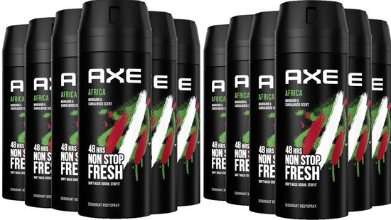 Axe - Deodorant - Spray - Africa - 150ml x 12