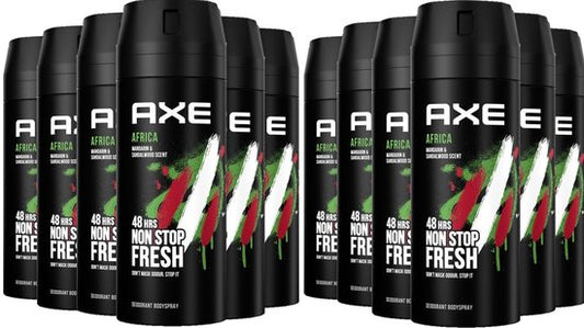 Axe - Deodorant - Spray - Africa - 150ml x 12
