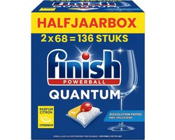 Finish Quantum Lemon - 136 Stuks - Halfjaarbox