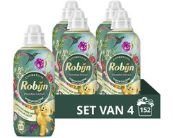 Robijn Collections Wasverzachter - Paradise Secret - 4 x 38 wasbeurten - Voordeelverpakking