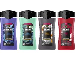 AXE Fine Fragrance Collection Mixset - Douchegel - 4 x 225 ml - Voordeelverpakking