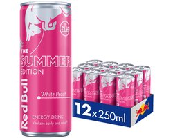Tray Red Bull - Summer Edition White Peach - 12 x 25cl