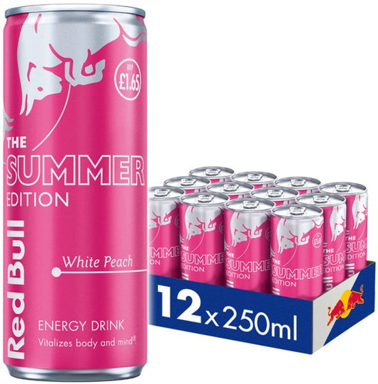 Tray Red Bull - Summer Edition White Peach - 12 x 25cl
