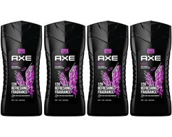 Axe 3in1 Douchegel Excite - 4 x 250 ml - Voordeelverpakking