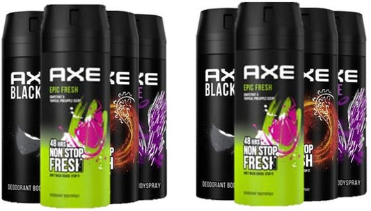 AXE Deo Spray Bodyspray Mix 8 Stuks