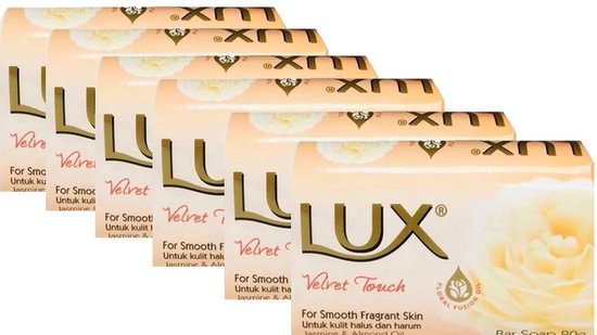 Lux Zeep - Velvet Touch - 6 x 80 Gram