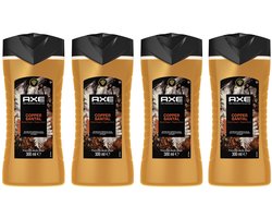 AXE Douchegel - Copper Santal - 4 x 300 ml - Voordeelverpakking