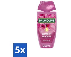 5 x Palmolive - Douchegel - Love in Bloom - Aroma Essence - 250 ml - Douchegel - Geurige Douchegel - Bloemengeur - Verfrissende Douchegel - Hydraterende Douchegel
